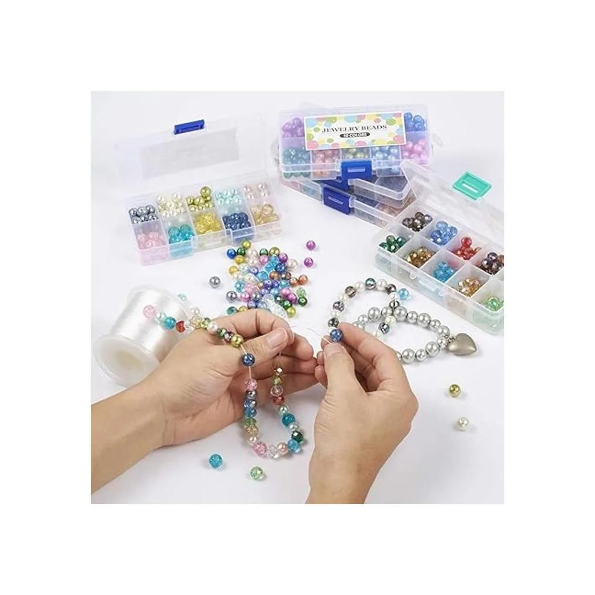 Pandahall 984.3 ft rollo de alambre de fibra elástica de_4