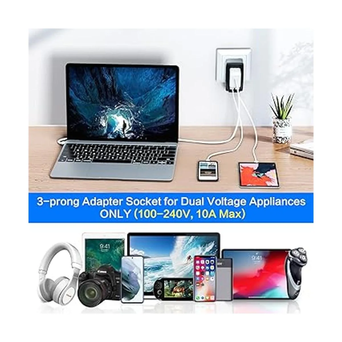 DoAce C11 Convertidor de voltaje de viaje de 2000 W para_5