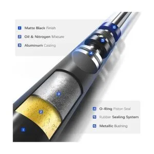 Juego de 2 amortiguadores de gas para MercedesBenz C230_4