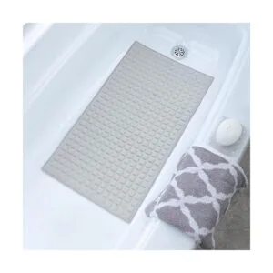 SlipX Solutions La alfombrilla de baño de seguridad Gray_2