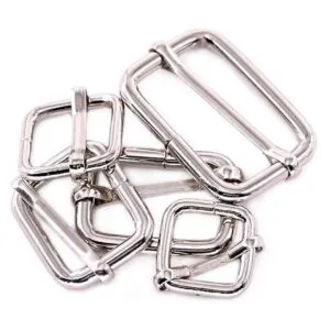 Swpeet 50 piezas de metal rectángulo ajustador de gatillos_7