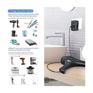 DoAce C11 Convertidor de voltaje de viaje de 2000 W para_6