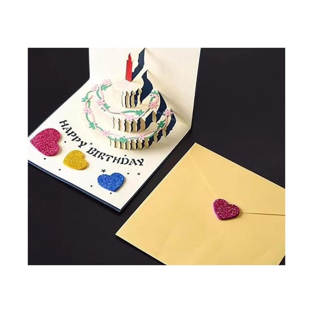 Calcomanía autoadhesivas de espuma con purpurina con_6