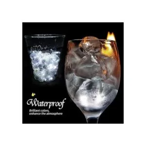 Aogist 100 luces LED blancas mini lámpara LED redonda_3