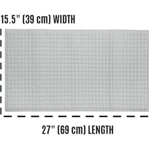 SlipX Solutions La alfombrilla de baño de seguridad Gray_6