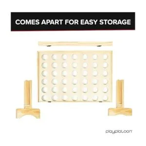 Play Platoon Juego gigante de madera 4 en una fila Drop_2