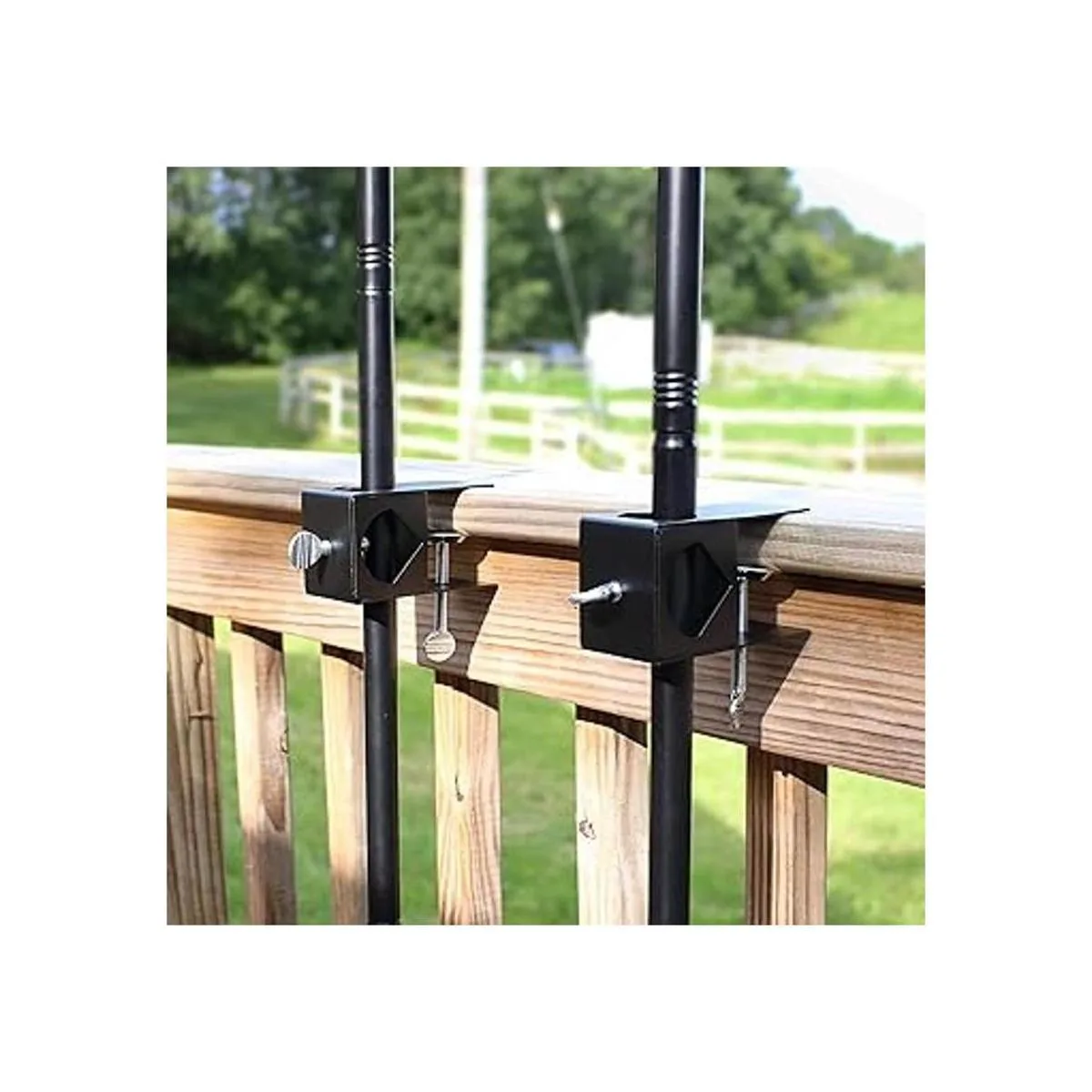 Sunnydaze Abrazadera de cubierta soporte de antorcha para_2