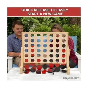 Play Platoon Juego gigante de madera 4 en una fila Drop_3