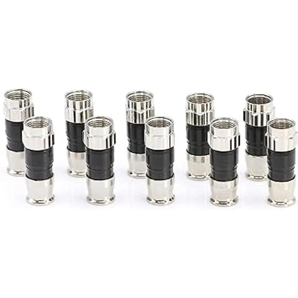 Cable coaxial de compresión Paquete de 25 Conector_2