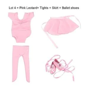 BARWA Ropa de muñeca de 18 pulgadas trajes de ballet_2