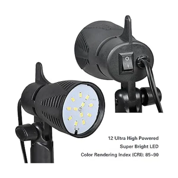 EMART Lámpara de luz continua LED de fotografía de 5500 K_2