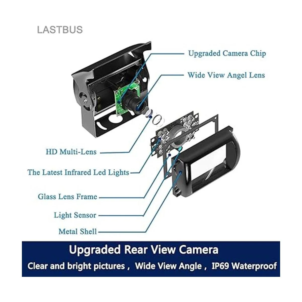 Cámara de respaldo cámara de marcha atrás cámara de_6