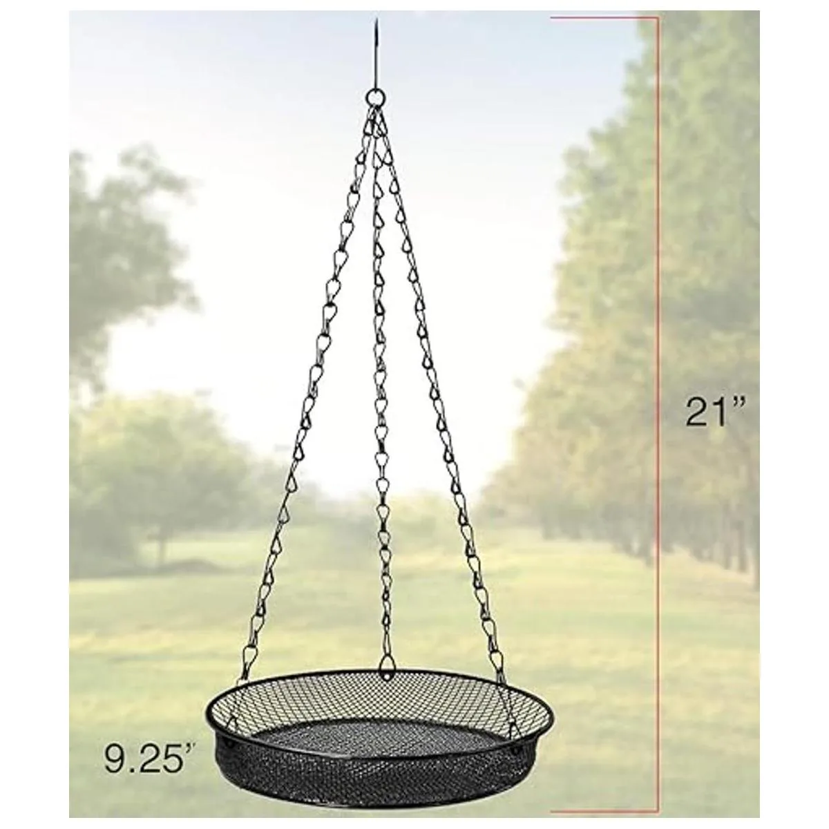 Sorbus Bandeja colgante para comederos de pájaros ideal_5