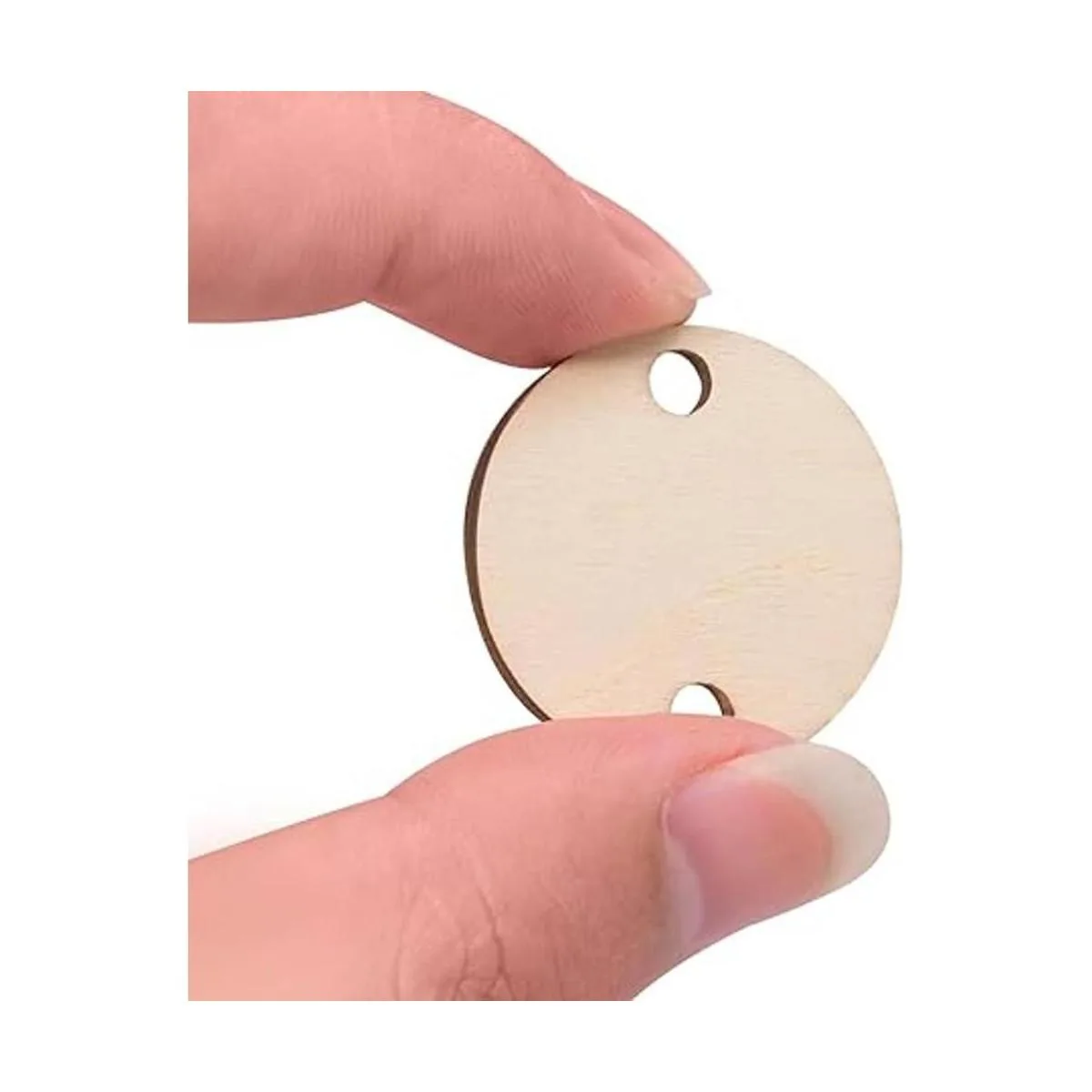 Favide 200 piezas en total círculos de madera etiquetas_5