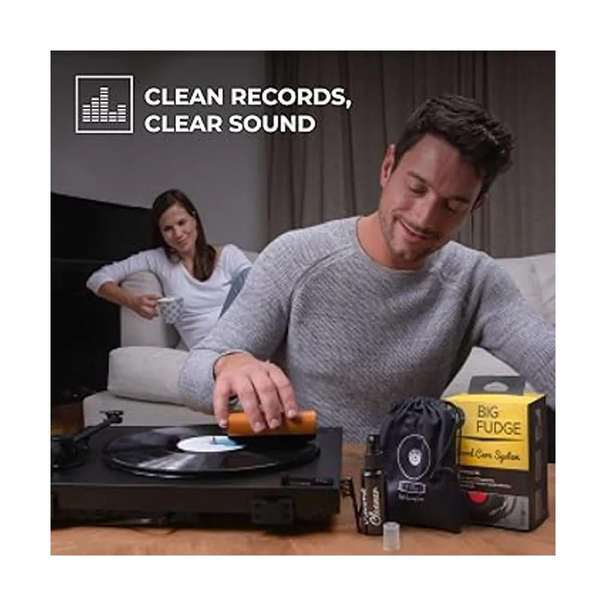 Big Fudge Kit completo de limpieza de discos de vinilo 4_6