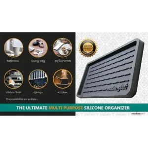 Organizador de fregadero de silicona para cocina y baño_3