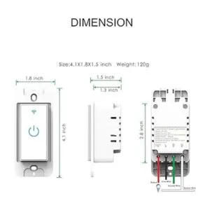 Interruptor inteligente WIFI que funciona con Alexa_6