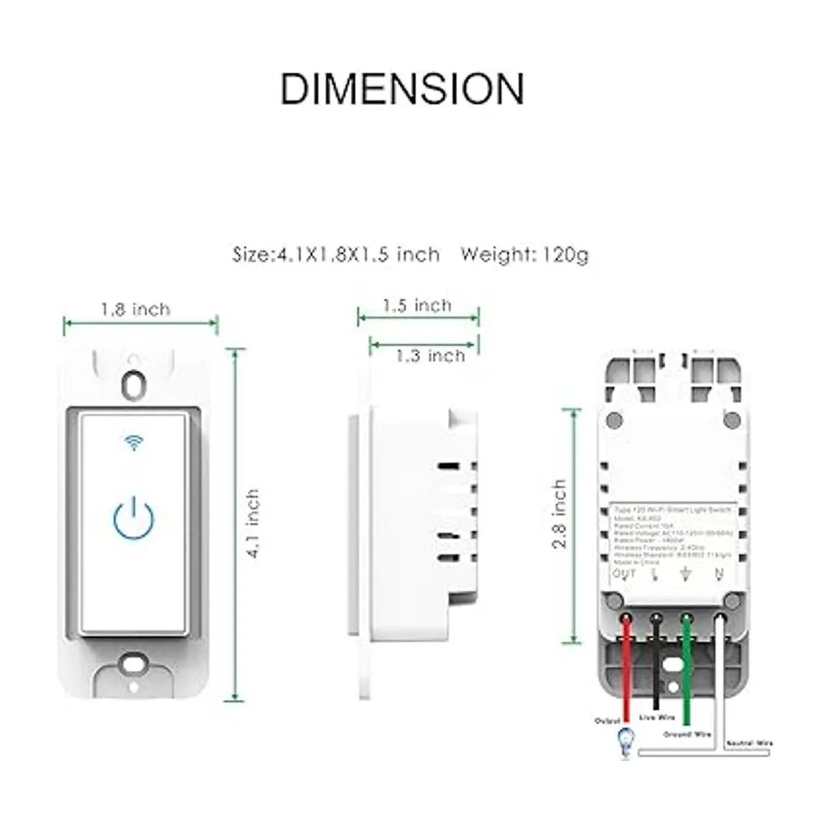 Interruptor inteligente WIFI que funciona con Alexa_6