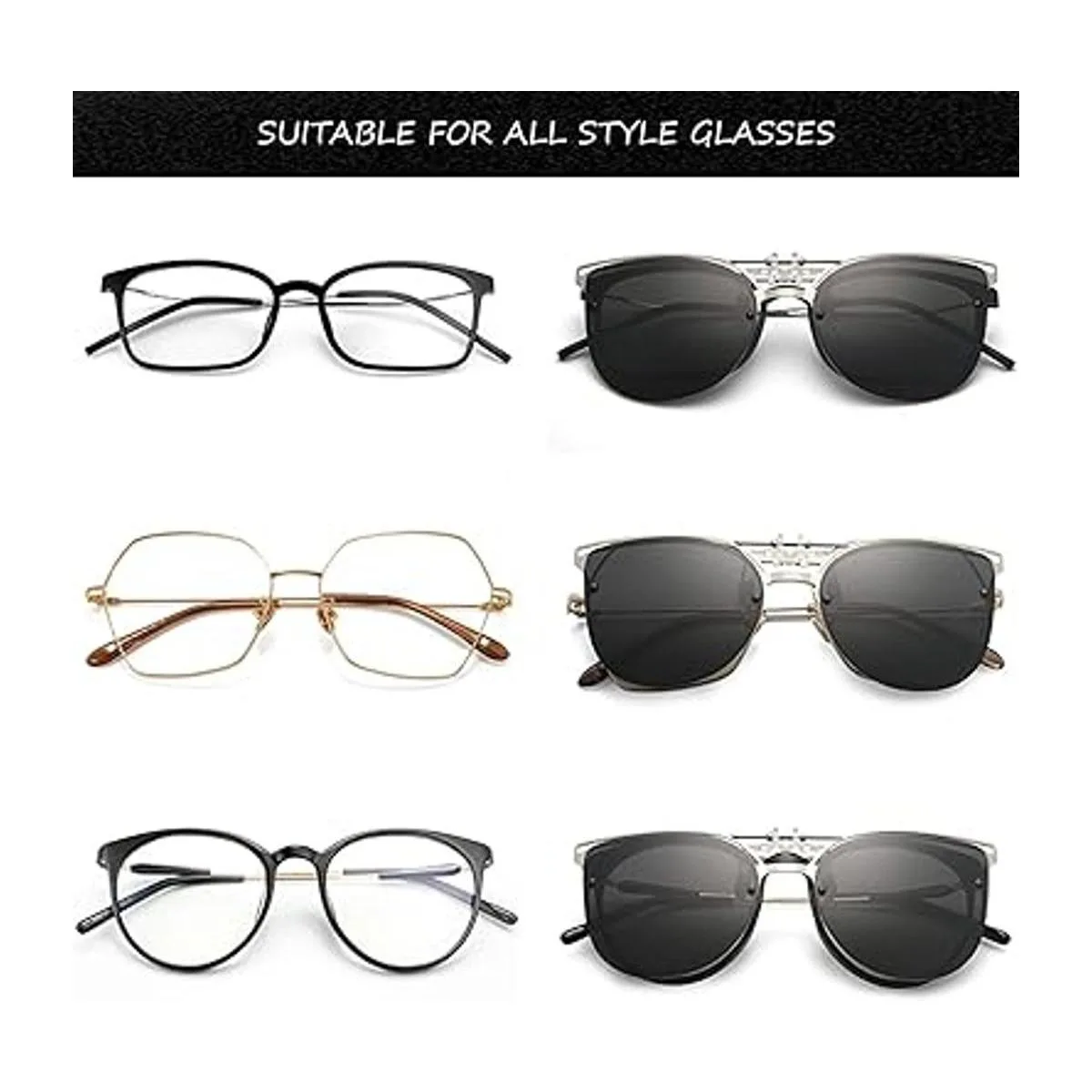 Gafas de sol polarizadas unisex antirreflejos con clip_6