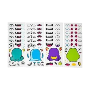 24 pegatinas Make A Monster para niños Monster Themed_2