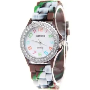 CdyBox Juego de 5 relojes de pulsera de silicona coloridos_5