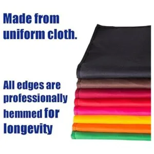 Paquete de 12 delantales negros de Nobondo unisex con 2_2