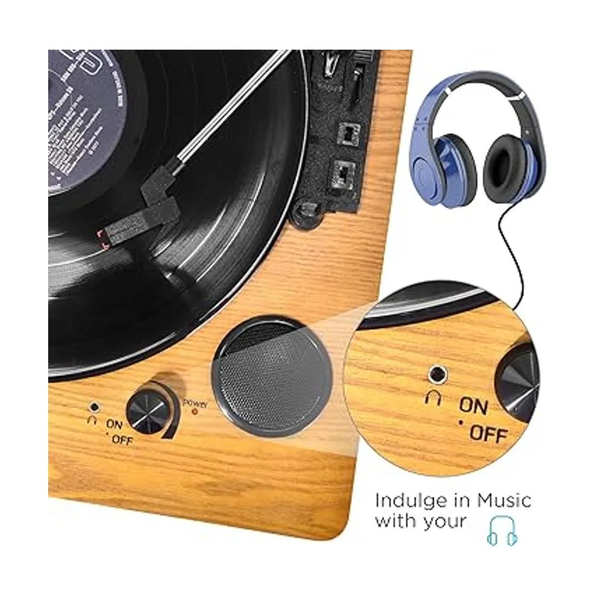 Popsky Reproductor de discos de vinilo Bluetooth de 3_3