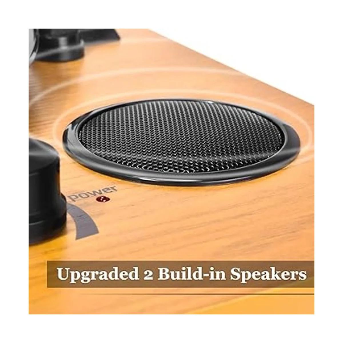 Popsky Reproductor de discos de vinilo Bluetooth de 3_4