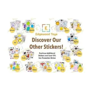 24 pegatinas Make A Monster para niños Monster Themed_6