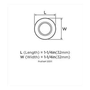 Amerock Pomo para gabinete bronce aceitado 114_5
