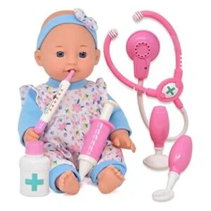 Juego médico de simulación kit médico de muñeca bebé para_1