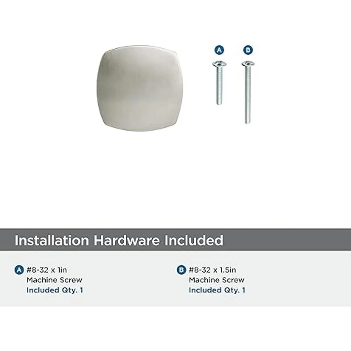 Amerock Perilla de gabinete Níquel satinado Longitud_5