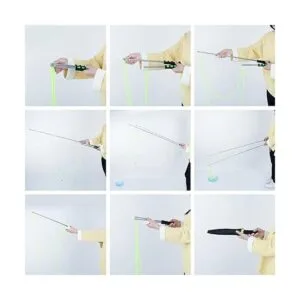 EKNOW Varita de burbujas varita gigante de acero_4