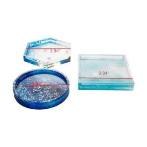 Paquete de 3 moldes de silicona para posavasos de_5