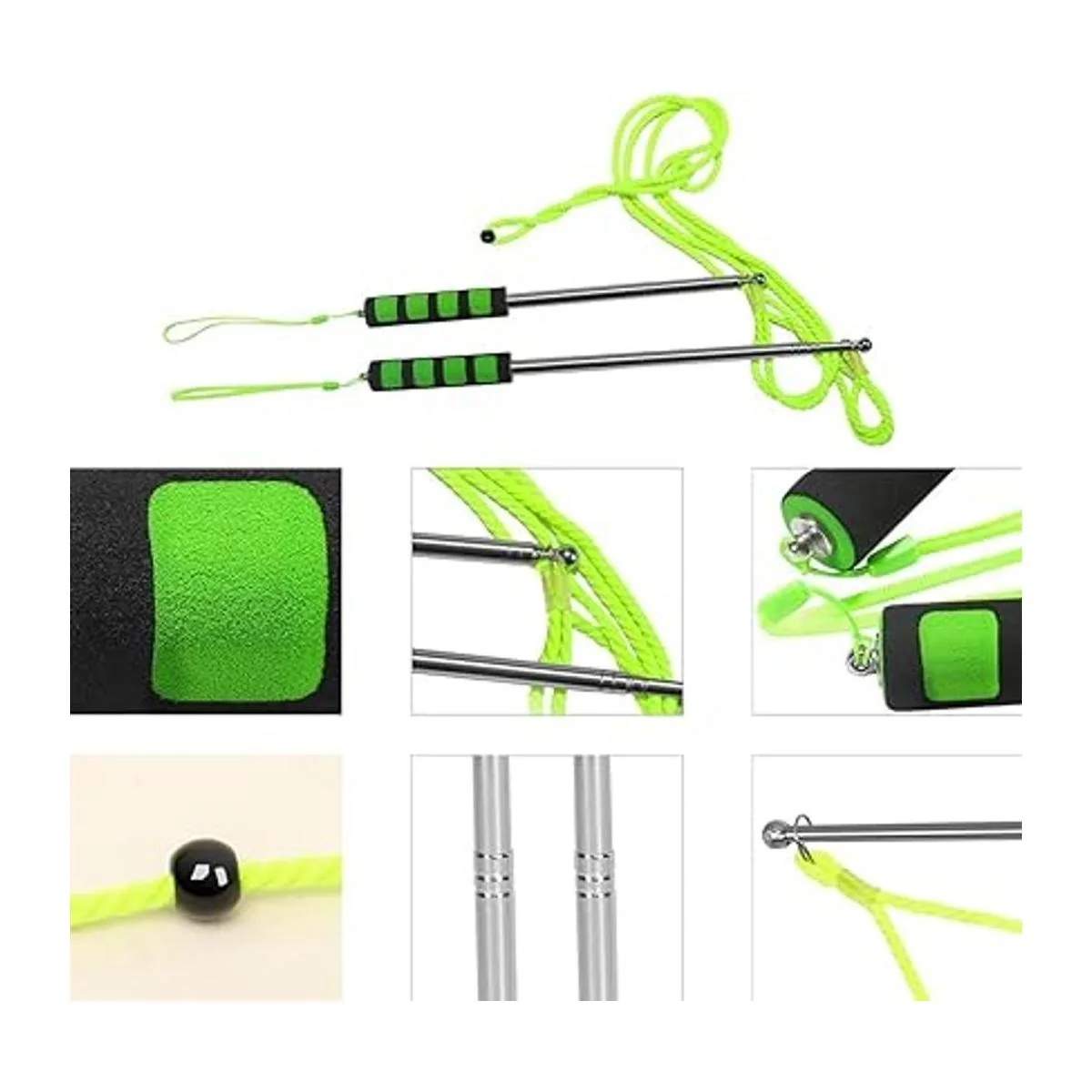 EKNOW Varita de burbujas varita gigante de acero_2