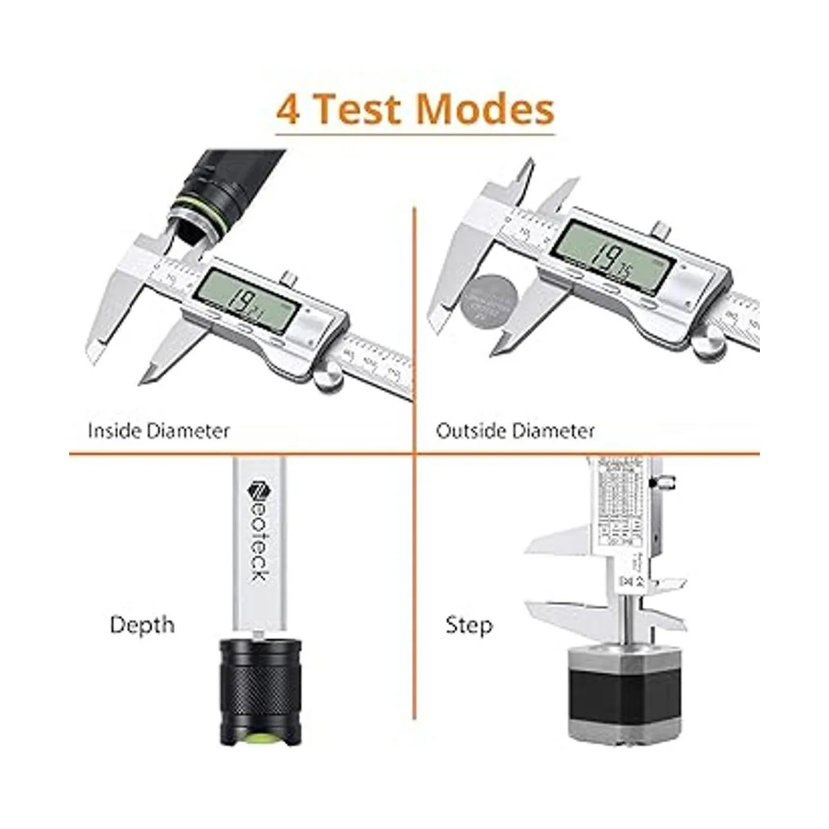 Neoteck Calibrador digital de 6 pulgadas calibradores_2