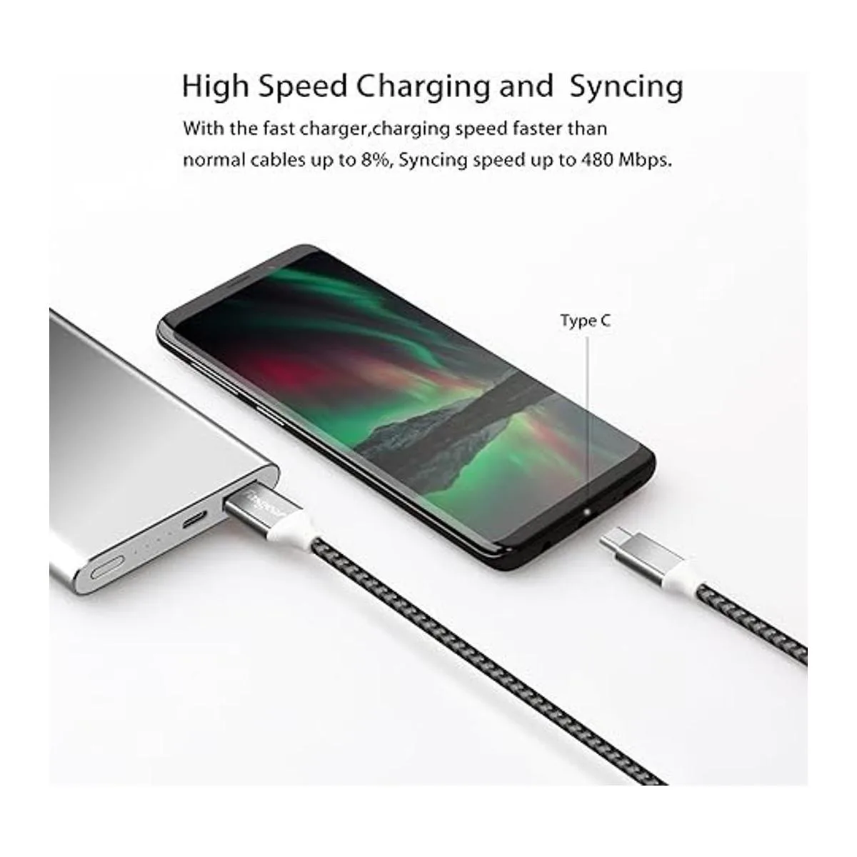 Cables USB C a USB A de 10 pies paquete de 2 cables de_4