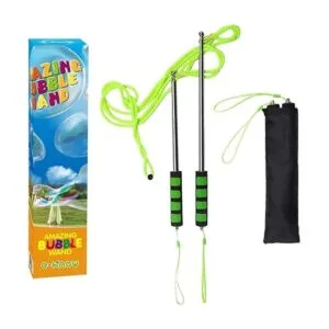 EKNOW Varita de burbujas varita gigante de acero_5