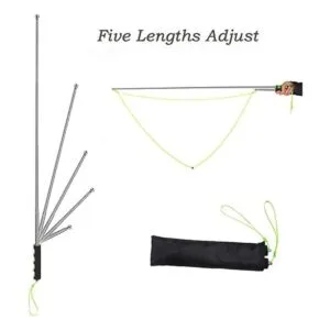 EKNOW Varita de burbujas varita gigante de acero_3