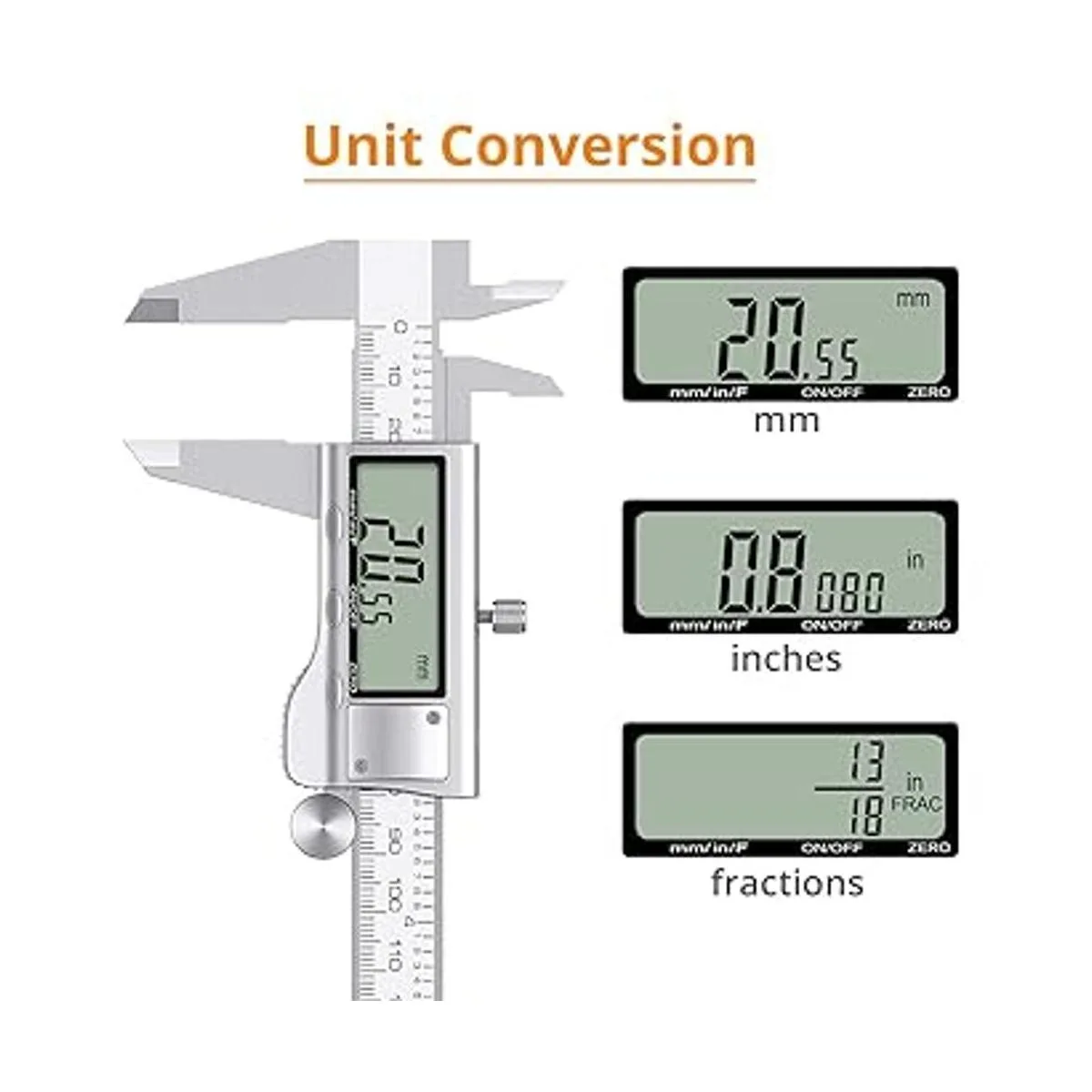 Neoteck Calibrador digital de 6 pulgadas calibradores_3