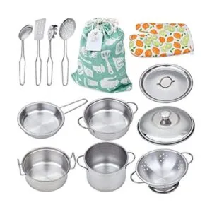 Juego de ollas y sartenes utensilios de cocina de cocina_1