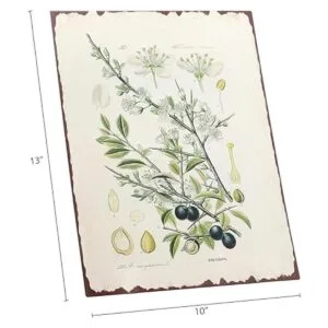 Barnyard Designs Arte de pared con estampado de árbol de_4