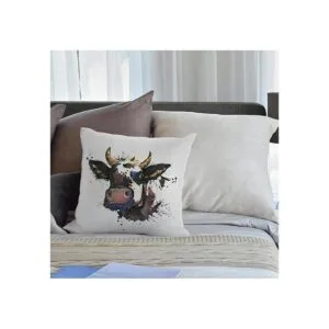 HGOD DESIGNS Funda de almohada de vaca almohada_4