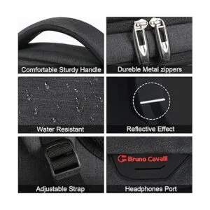 Mochila para computadora portátil delgada duradera e_4