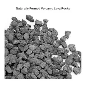 Stanbroil Gránulos de roca de lava de 10 libras para_2