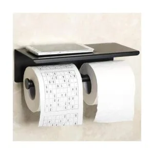 Alise GYT880B SUS304 Soporte de papel higiénico doble con_5