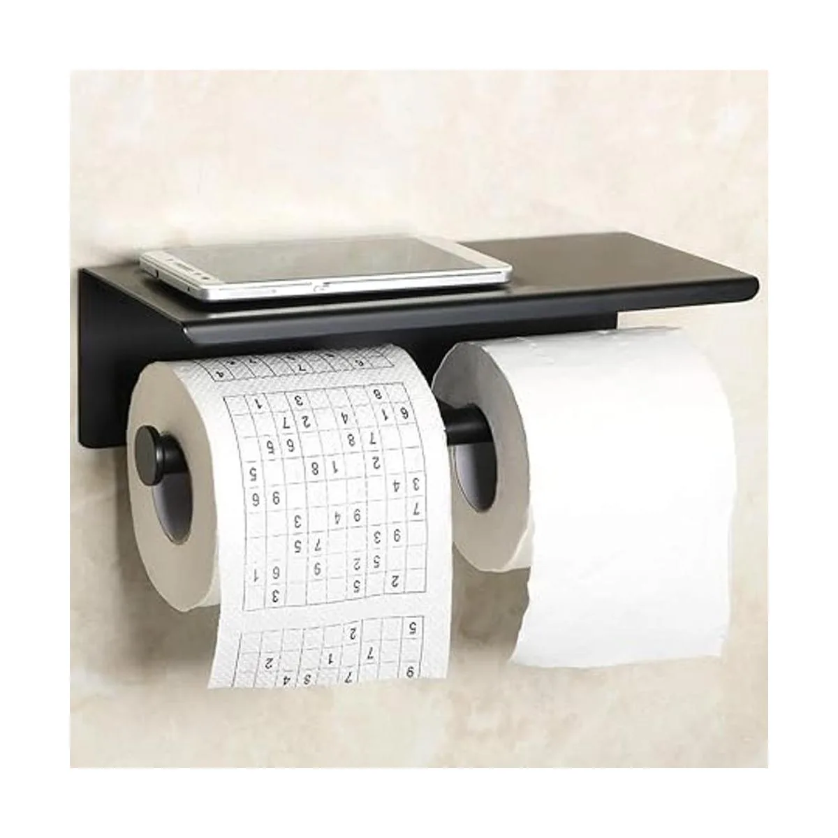 Alise GYT880B SUS304 Soporte de papel higiénico doble con_5