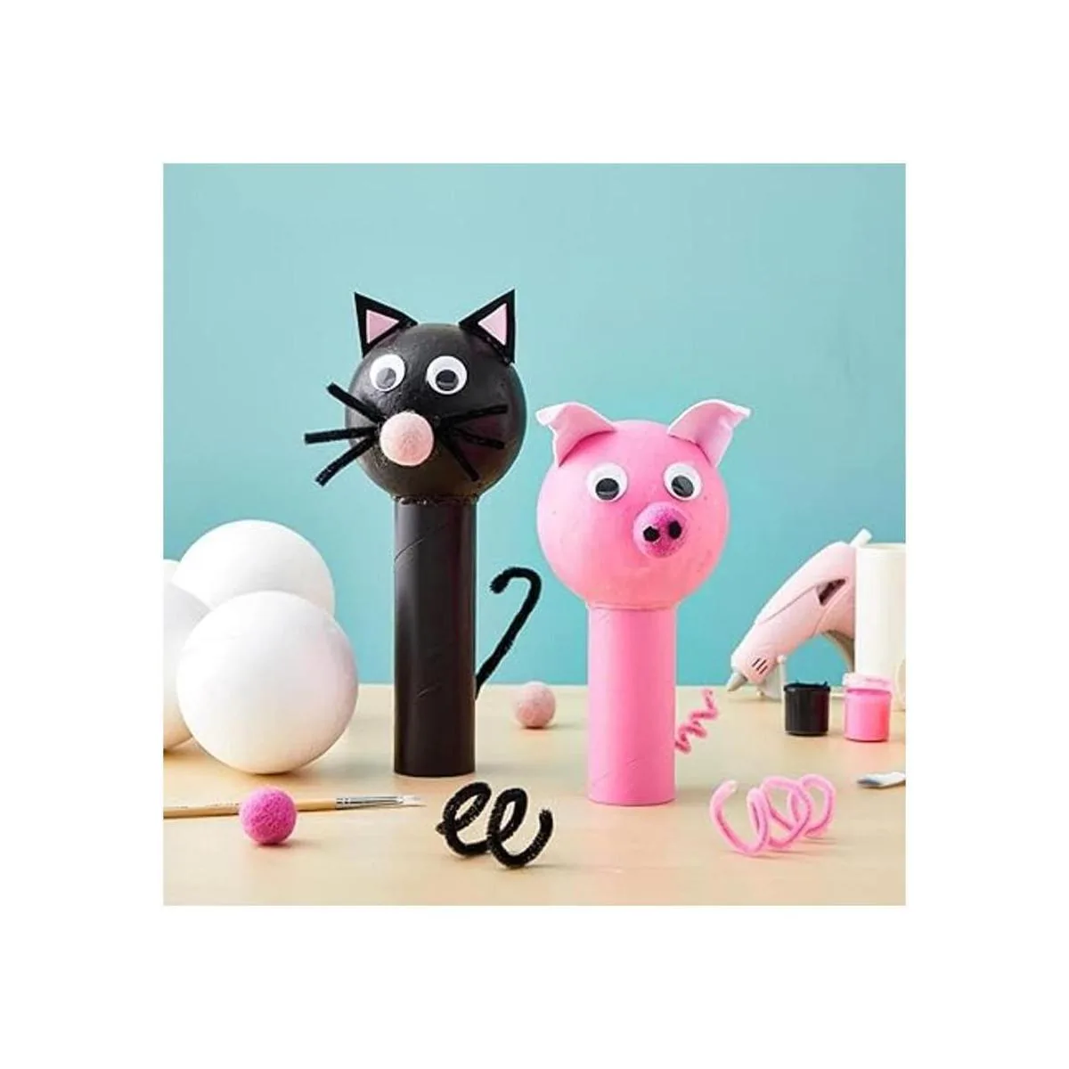 Bolas de espuma blanca de 4 pulgadas poliestireno para_3