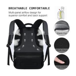 Mochila para computadora portátil delgada duradera e_5