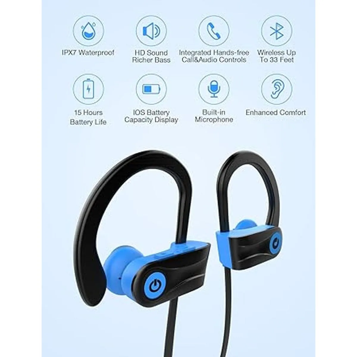 Auriculares Bluetooth Otium auriculares deportivos_2